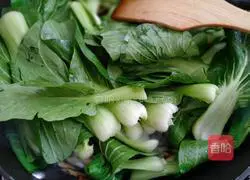 Illustration of how to make vegetables with mushroom sauce 6