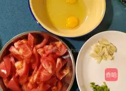 Illustration of how to make tomatoes and eggs 1