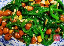 A classic quick-serve dish with vinegar and peanuts and spinach that is more delicious than the ones in the store Practice illustration 6