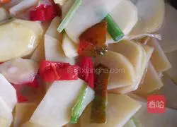 Illustration of how to make vegetarian fried potato slices 7