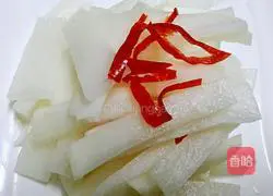 Illustration of how to make sweet and sour crispy radish 7