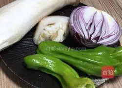 Pepper Illustration of how to make king oyster mushroom 1