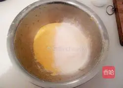 Cornmeal Illustration of how to make hair cake 1