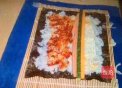 Illustration of how to make sushi 2