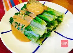 Illustration of how to make sesame sauce and phoenix tail 5