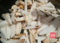 Illustration of how to make Huaishan with soy sauce 6