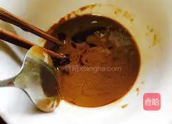 Illustration of how to make sesame sauce and phoenix tail 4