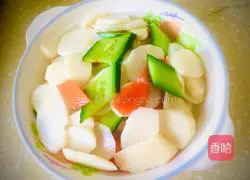 Illustration of how to stir-fry yam 6