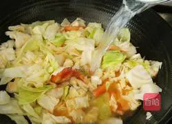 Illustration of how to make tomato-fried lotus white 8