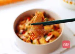 Illustration of how to make scallion oil chicken legs 15