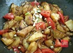 Illustration of how to cook eggplant with tomatoes 10