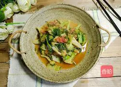 Illustration of how to make broccoli in tomato sauce 11