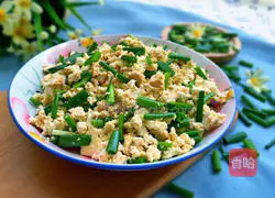 Illustration of how to make green onions mixed with tofu 9