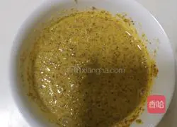 Illustration of how to make mustard duck feet 1