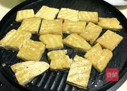 Illustration of how to make pan-fried tofu 4