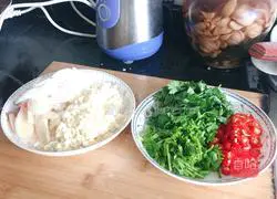 Illustration of how to make cold enoki mushrooms 3