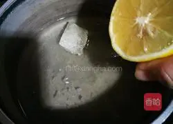 Illustration of how to make lemon tofu pudding 4