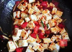 Illustration of making spicy tofu 7