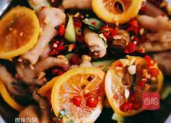 Internet celebrity lemon chicken feet recipe illustration 8