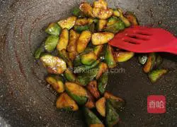 Illustration of how to cook small milk melon with sauce (no oil) 11