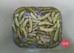 Salted edamame Practice illustration 2