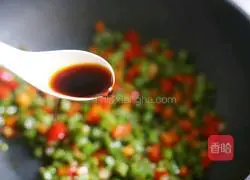 Illustration of how to fry green beans 12