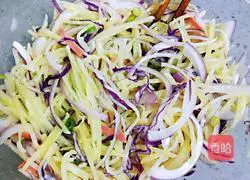 Illustration of how to make spiced potato shreds 14