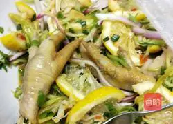 Illustration of how to make spicy chicken feet with lemon, garlic and garlic 7