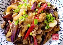 Illustration of how to make fish-flavored eggplant strips 3