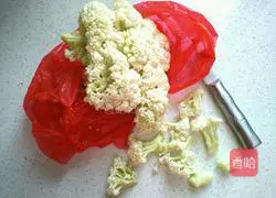 Illustration of how to make stir-fried cauliflower 1