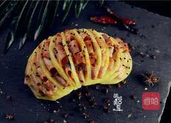 Organ potatoes: delicious Illustrations of easy-to-make pretentious snacks for beginners 7