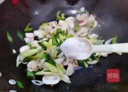 Illustrations of how to make scallion mushrooms 15