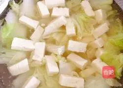 Illustration of how to make cabbage and tofu stewed 8