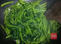 Garlic water spinach recipe 4