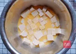 Illustration of how to make egg tofu 5