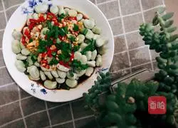 Illustration of how to make cold broad beans 7