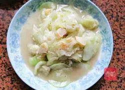 Illustration of how to make fried pumpkin with dried shrimps 7