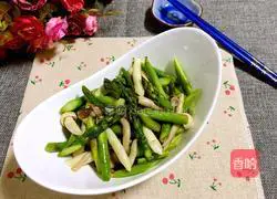 Illustration of how to make stir-fried asparagus 7