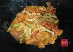 Illustration of how to stir-fry cauliflower with tomatoes 5