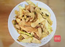 Illustration of how to make stir-fried wild rice 4