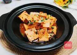 Illustration of making sauce-flavored tofu 8