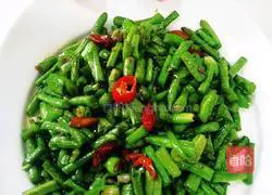 Illustration of how to make stir-fried long beans 12