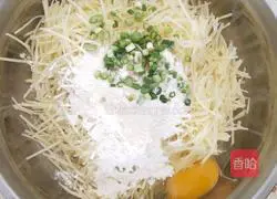 Illustration of how to make potato pancakes 2