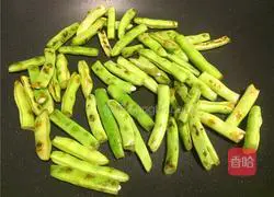 Illustration of how to make sprouts and green beans 3