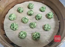 Illustration of how to make spinach pimples 9