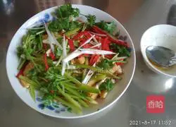 Cold fried tofu recipe 7