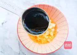 Illustration of how to make cold fungus and broccoli 5