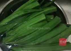 Illustration of how to make stir-fried okra 2 