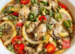 Illustration of how to make Sichuan-style lemon-flavored sea oysters 7