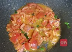 Illustration of how to make tomato and potato slices 3